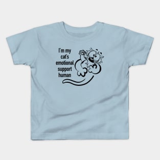 Emotional support human Kids T-Shirt